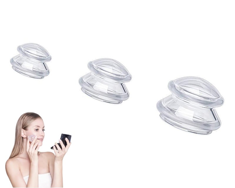 Cupping Therapy Set, 3 Cups Anti Cellulite Massage Cup,Acupoint Cupping Therapy Sets Portable,Silicone Cupping Cup,for Muscle and Joint Pain Relief Physical Therapy